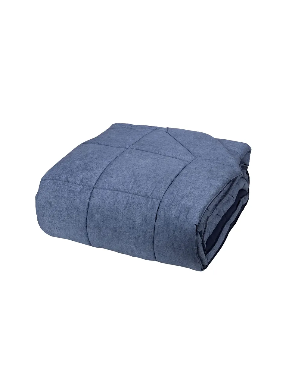 fazzini-galuchat-trapunta-singola-180x270-blu-percalle-cotone image 1