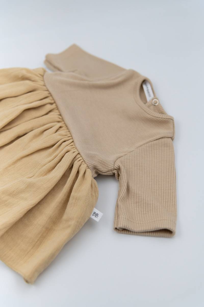 bamboom-body-vestito-bimba-cammello-62 image 2