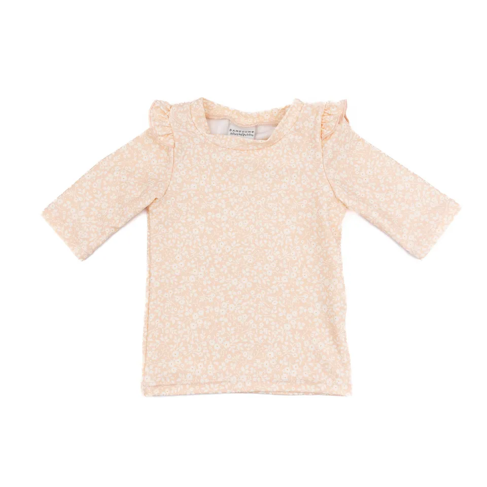 bamboom-t-shirt-mare-3-4-uv50-bimba-flower-pink-243 image 1