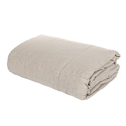 fazzini-soffio-quilt-matrimoniale-270x270-lino-naturale-brown image 5