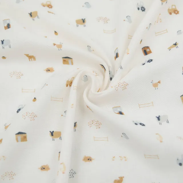 bamboom-swaddle-xl-mussola-120x120cm-the-farm-133 image 1