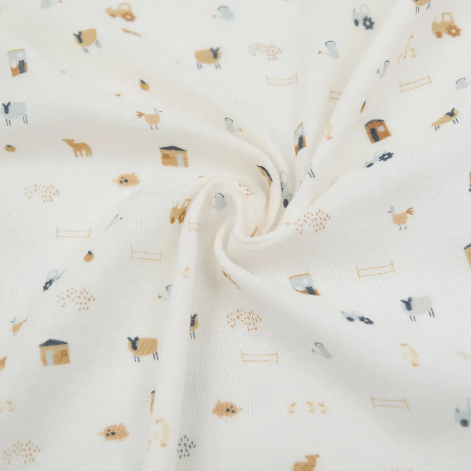 bamboom-swaddle-xl-mussola-120x120cm-the-farm-133 image 1