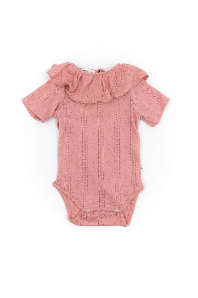 bamboom-body-mezze-maniche-collo-volant-rosa-scuro-147 image 1