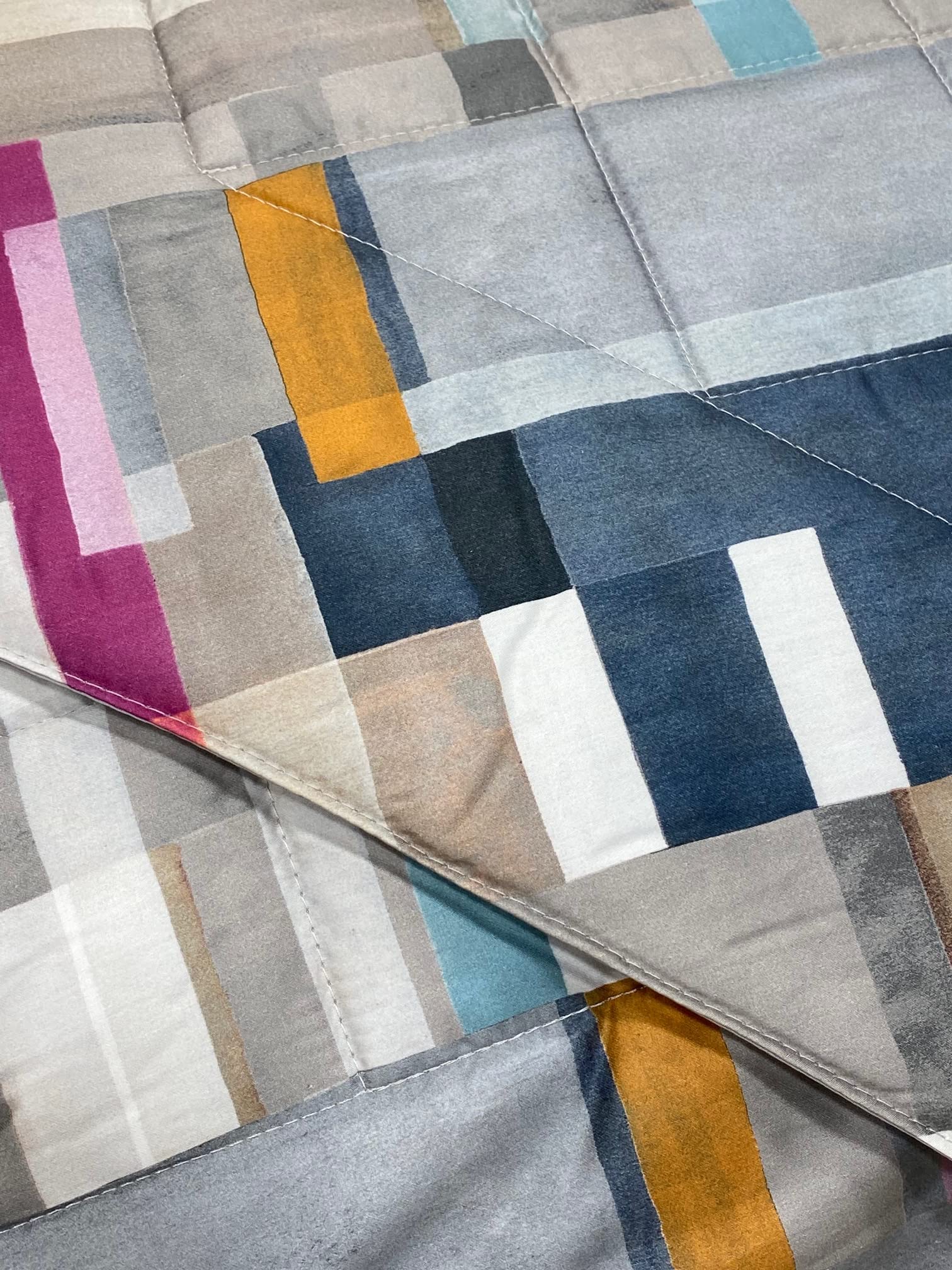 fazzini-rothko-quilt-copriletto-trapuntato-matrimoniale-270x270-cm-raso-cotone image 2