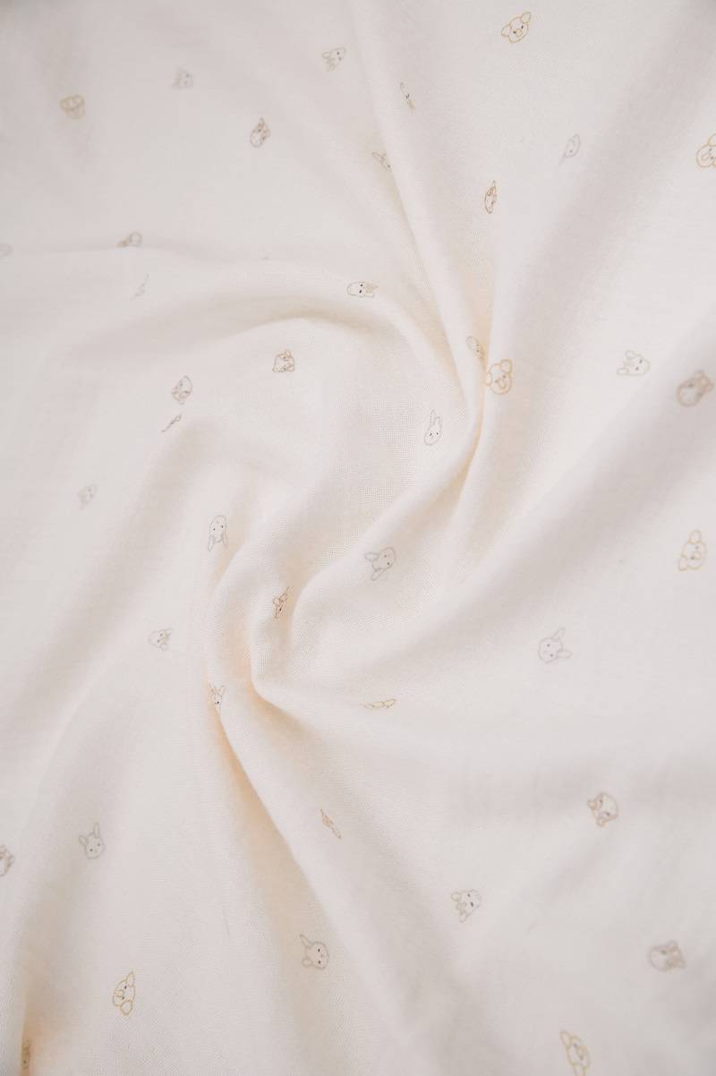 bamboom-swaddle-muslin-xl-120x120cm-2-pack-animal-friends-236 image 2