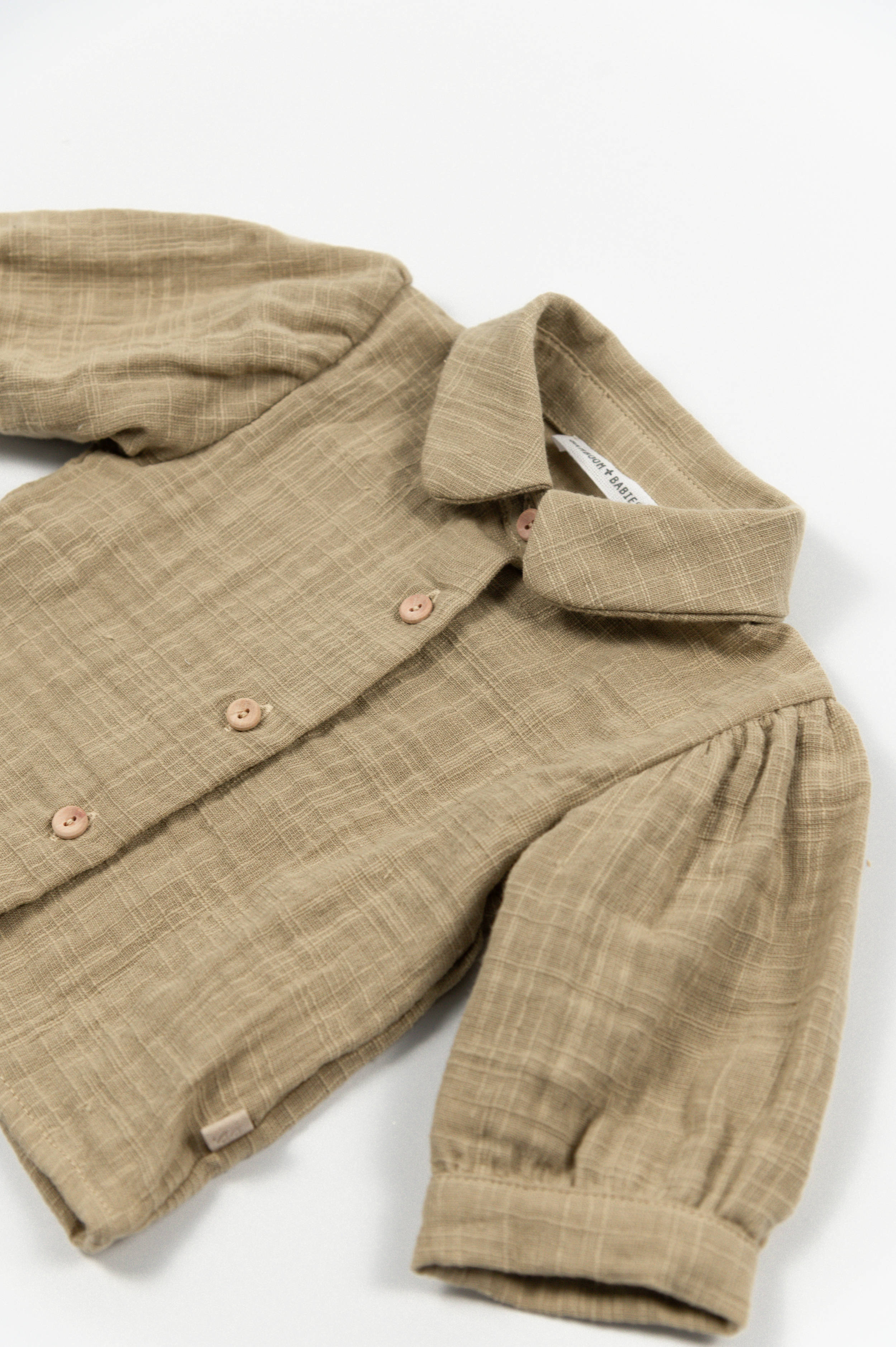 bamboom-camicia-bimba-maniche-lunghe-mustard-270 image 2