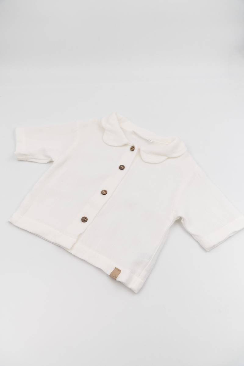 bamboom-camicia-collo-a-fiore-offwhite-111-bimba-cod-822 image 2