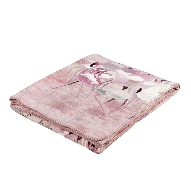 fazzini-pink-africa-pile-plaid-140x200-rosa image 1