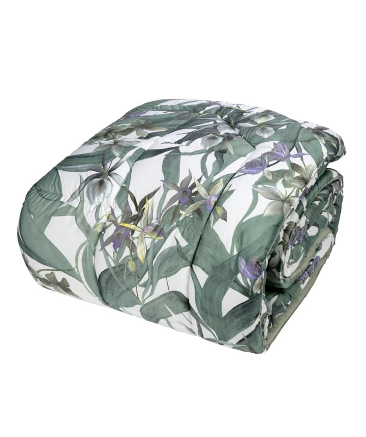 fazzini-amazzonia-trapunta-2-piazze-verde-bianco-amztr23-3 image 1