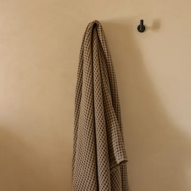 dalfilo-telo-doccia-nido-d-ape-stonewashed-in-cotone image 1