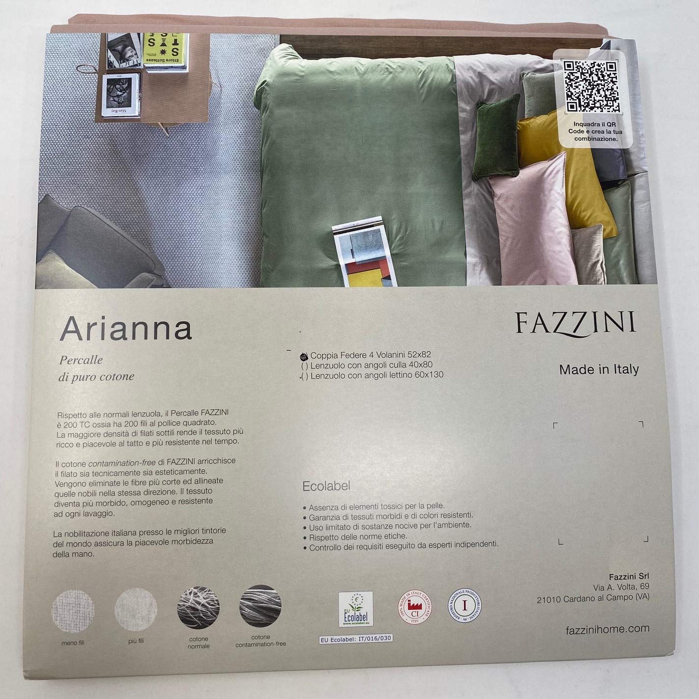 fazzini-arianna-lenzuolo-sotto-con-angoli-percalle-200-tc-piazza-e-mezza-125x200 image 2