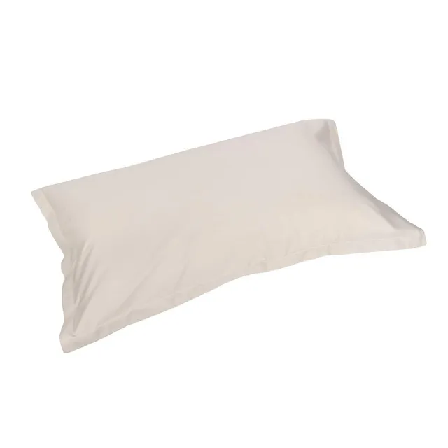 fazzini-trecento-coppia-federe-52x82-cm-in-raso-di-cotone-300-tc-torrone image 1