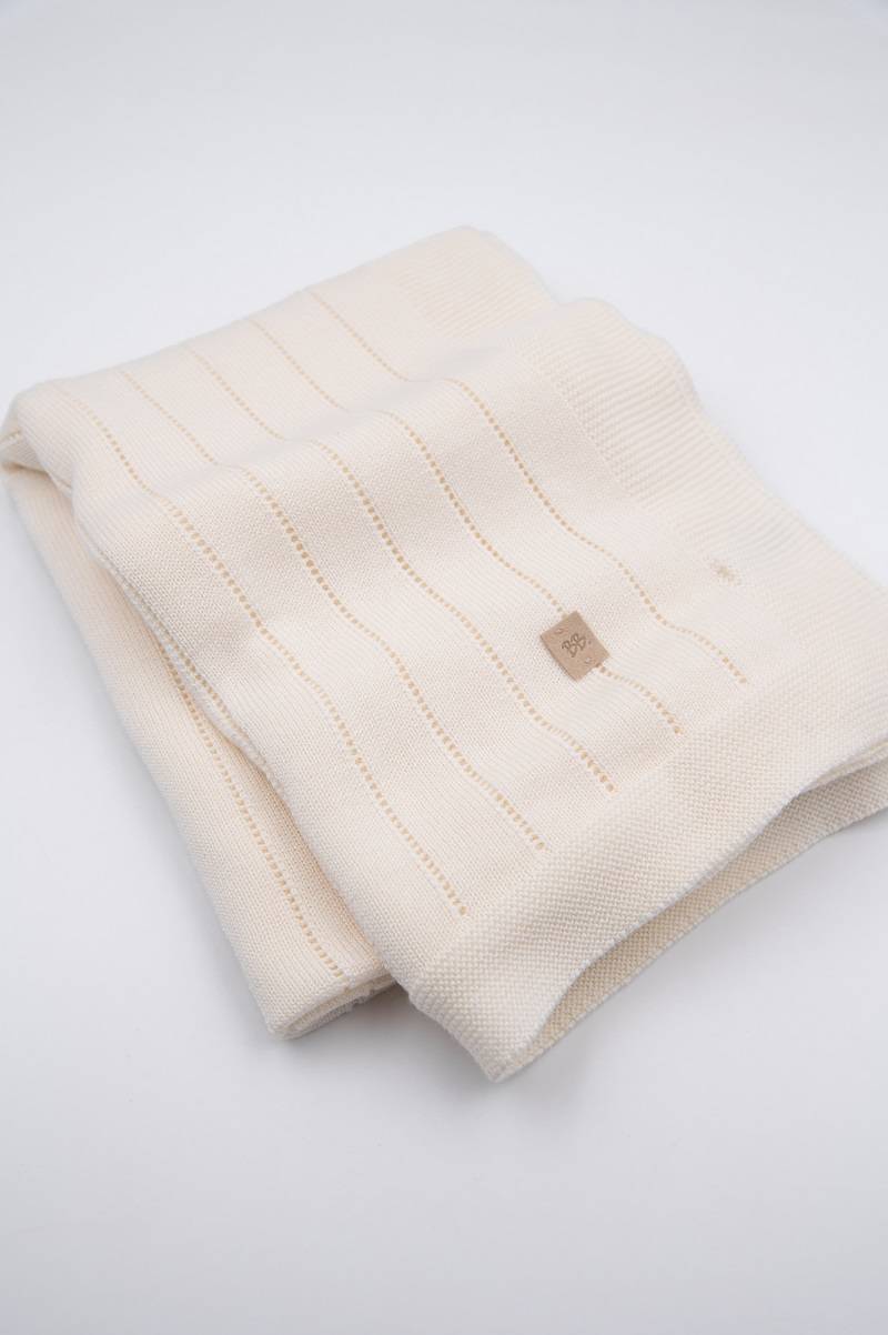 bamboom-copertina-righe-knitted-bianco-01 image 2