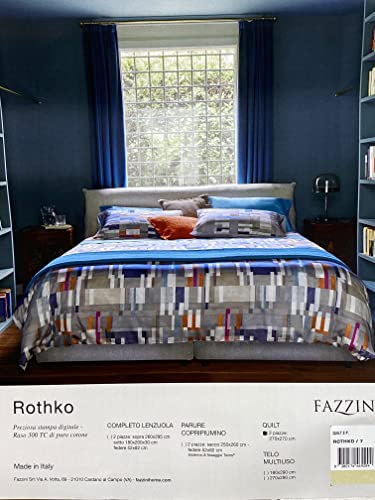 fazzini-rothko-quilt-copriletto-trapuntato-matrimoniale-270x270-cm-raso-cotone image 6