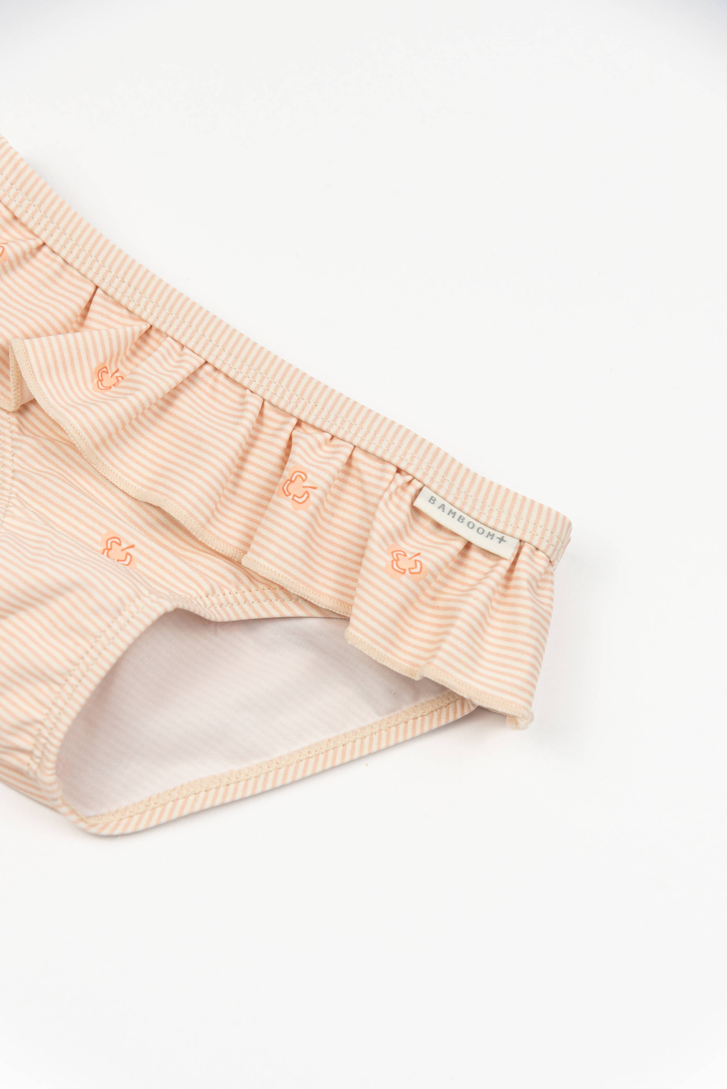 bamboom-costume-da-bagno-uv50-bimba-stripe-and-leaves-433 image 2