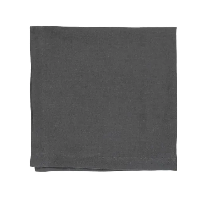 fazzini-soffio-set-4-tovaglioli-50x50-cm-piombo-scuro-in-lino image 1