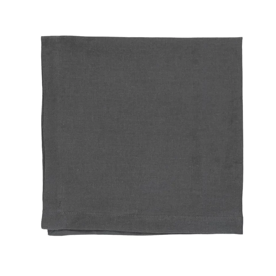 fazzini-soffio-set-4-tovaglioli-50x50-cm-piombo-scuro-in-lino image 1