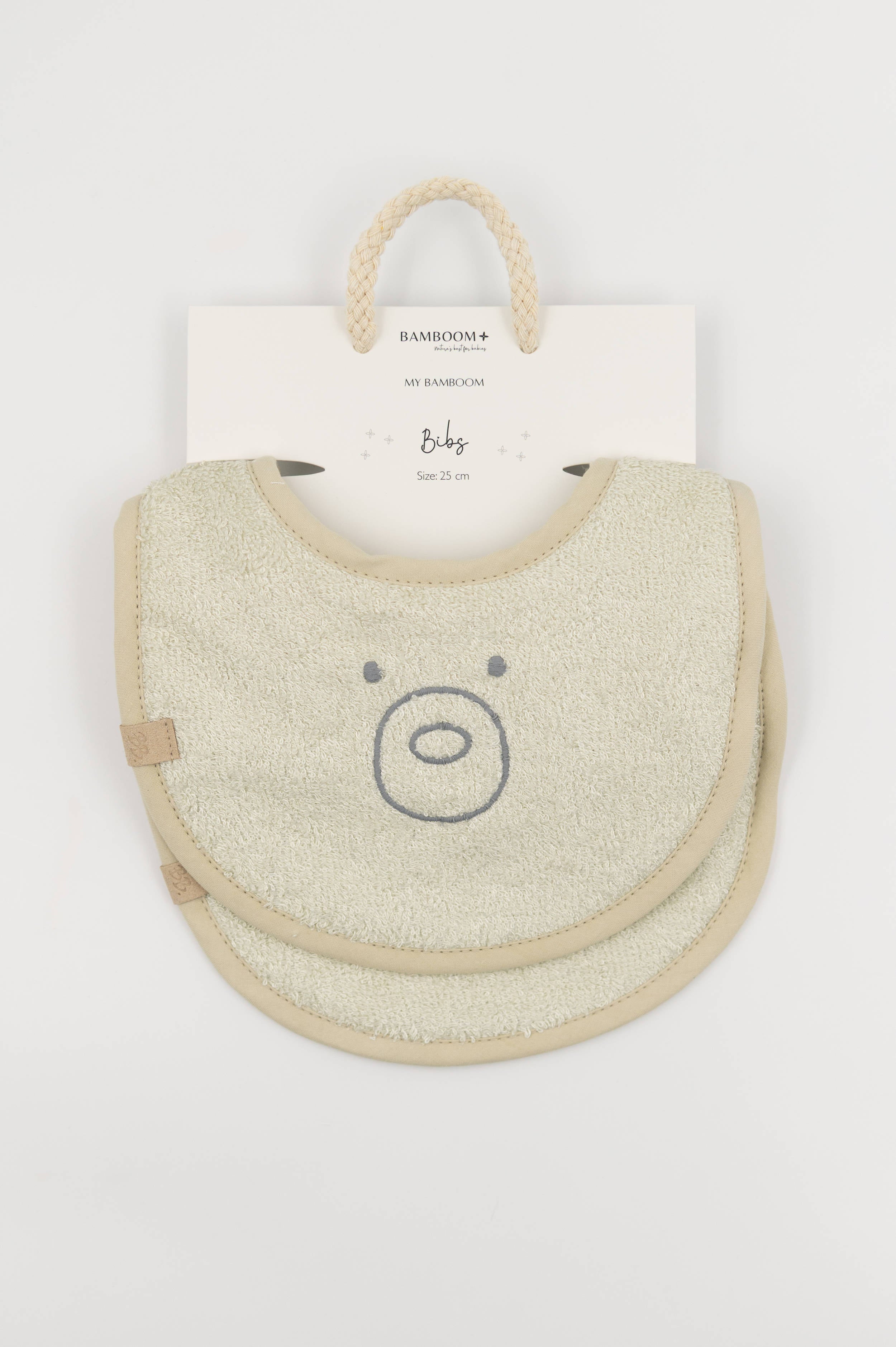 bamboom-set-bavaglini-2-pezzi-oyster-grey-112-bavaglino-pappa image 3