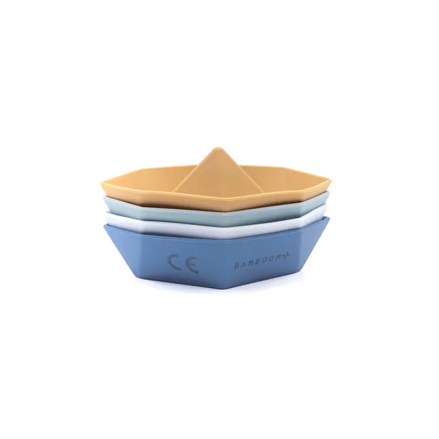 bamboom-barchette-per-bagnetto-gioco-silicone-blu-07 image 1