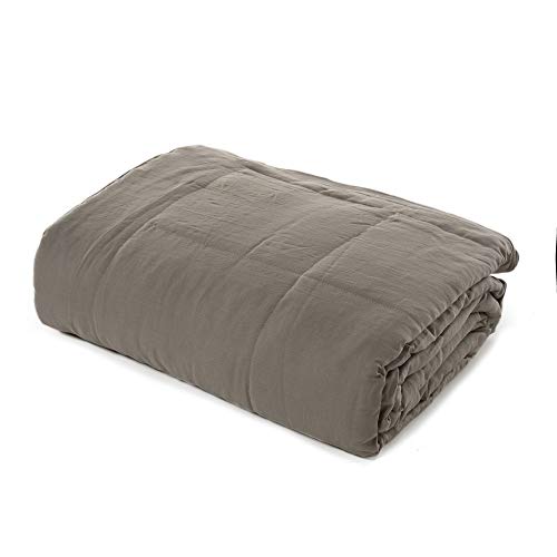 fazzini-soffio-quilt-matrimoniale-270x270-lino-naturale-brown image 7