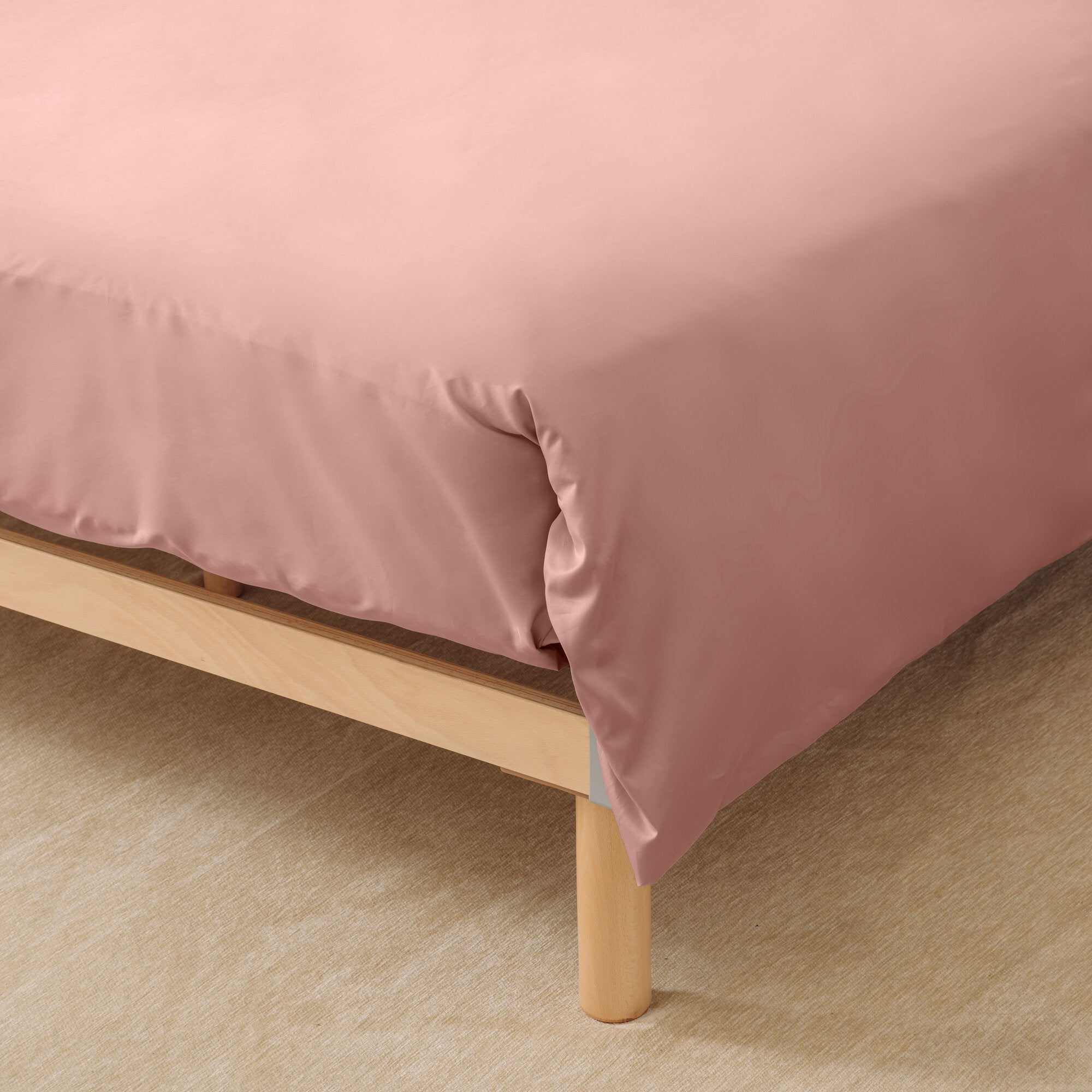 dalfilo-linea-classica-copripiumino-in-raso-di-cotone-rosa-antico image 4
