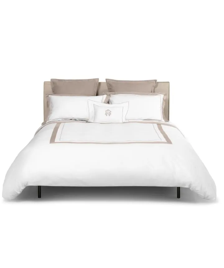 fazzini-atelier-darsena-completo-lenzuola-2-piazze-bianco-corda-100-cotone image 1