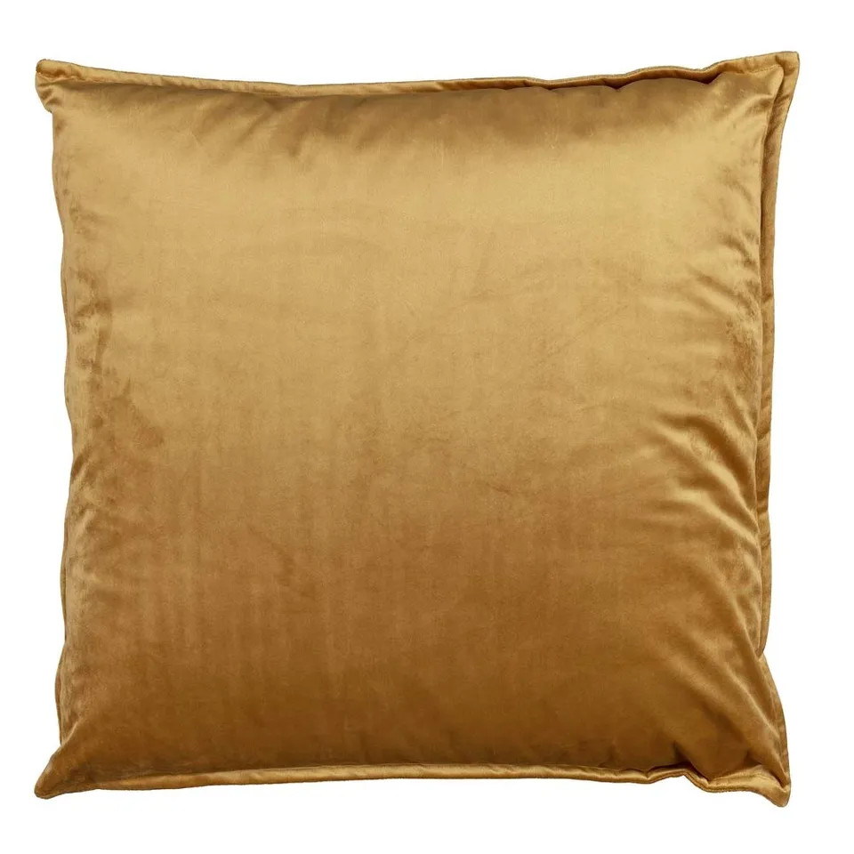 fazzini-fascino-cuscino-arredamento-velluto-50x50-cm-ocra image 1