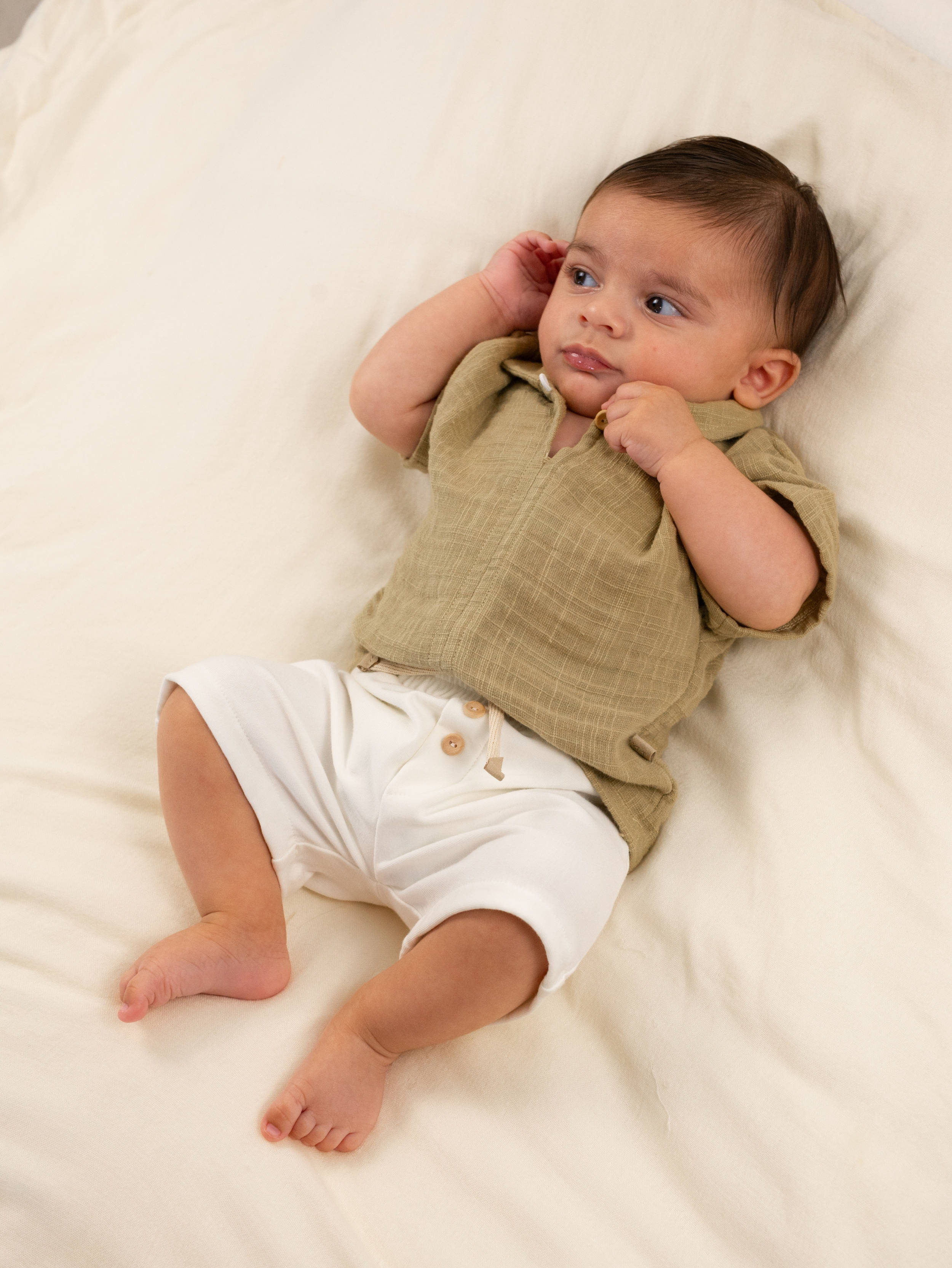 bamboom-shirt-con-colletto-mustard-270-bimbo-lino-look image 4