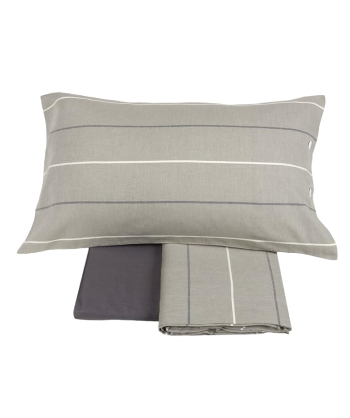 fazzini-outfit-completo-lenzuola-2-piazze-riga-larga-sasso image 4