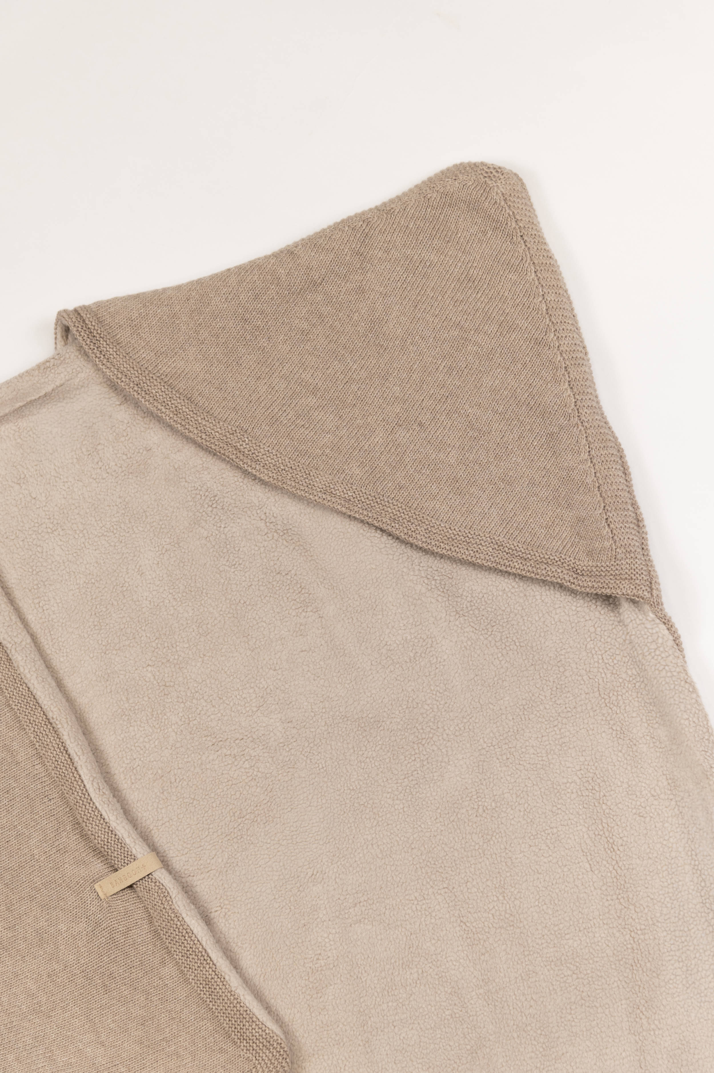 bamboom-copertina-wrap-4-stagioni-cashmere-e-teddy-light-chocolate-melange-318 image 2