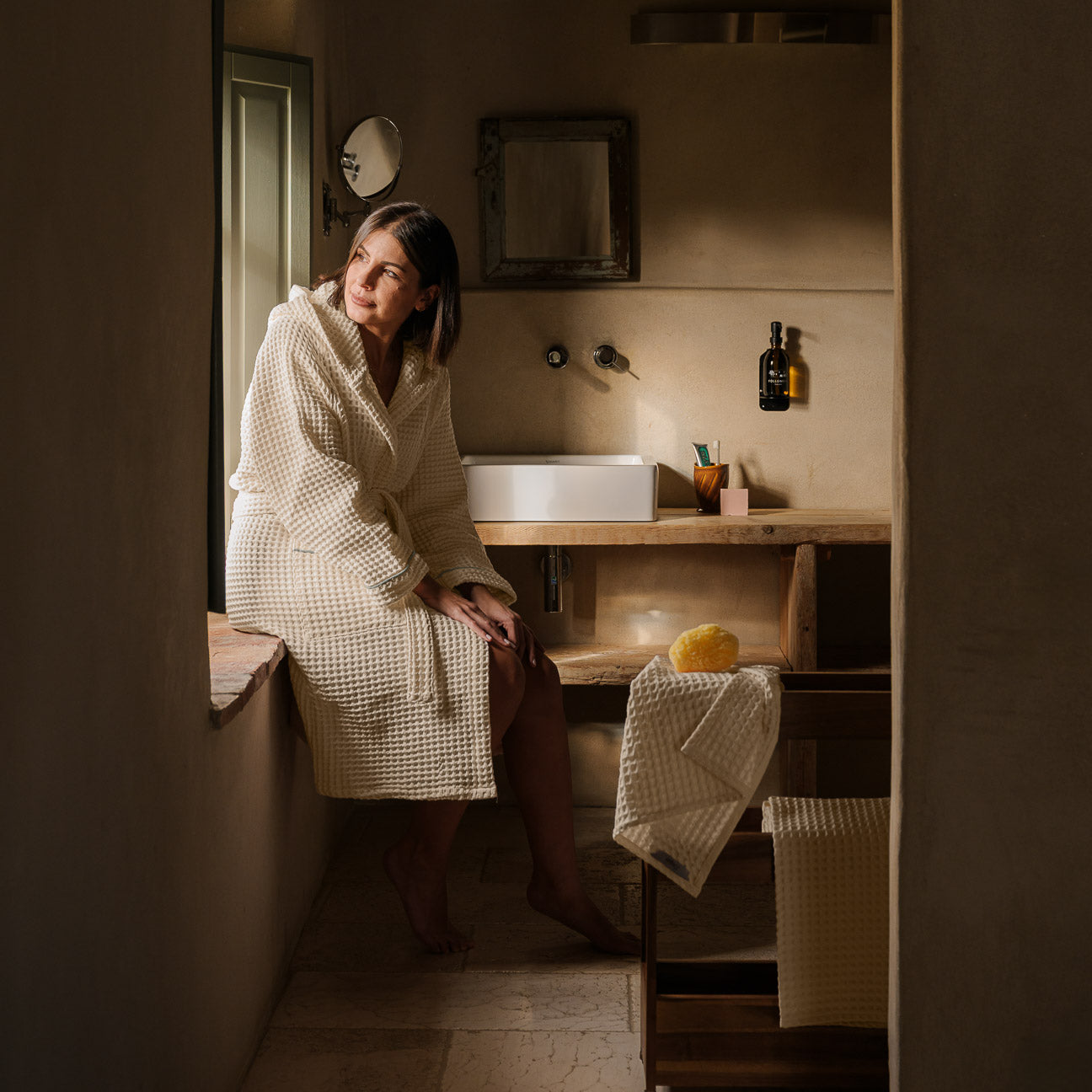 dalfilo-set-asciugamani-nido-d-ape-viso-mani-in-cotone image 3