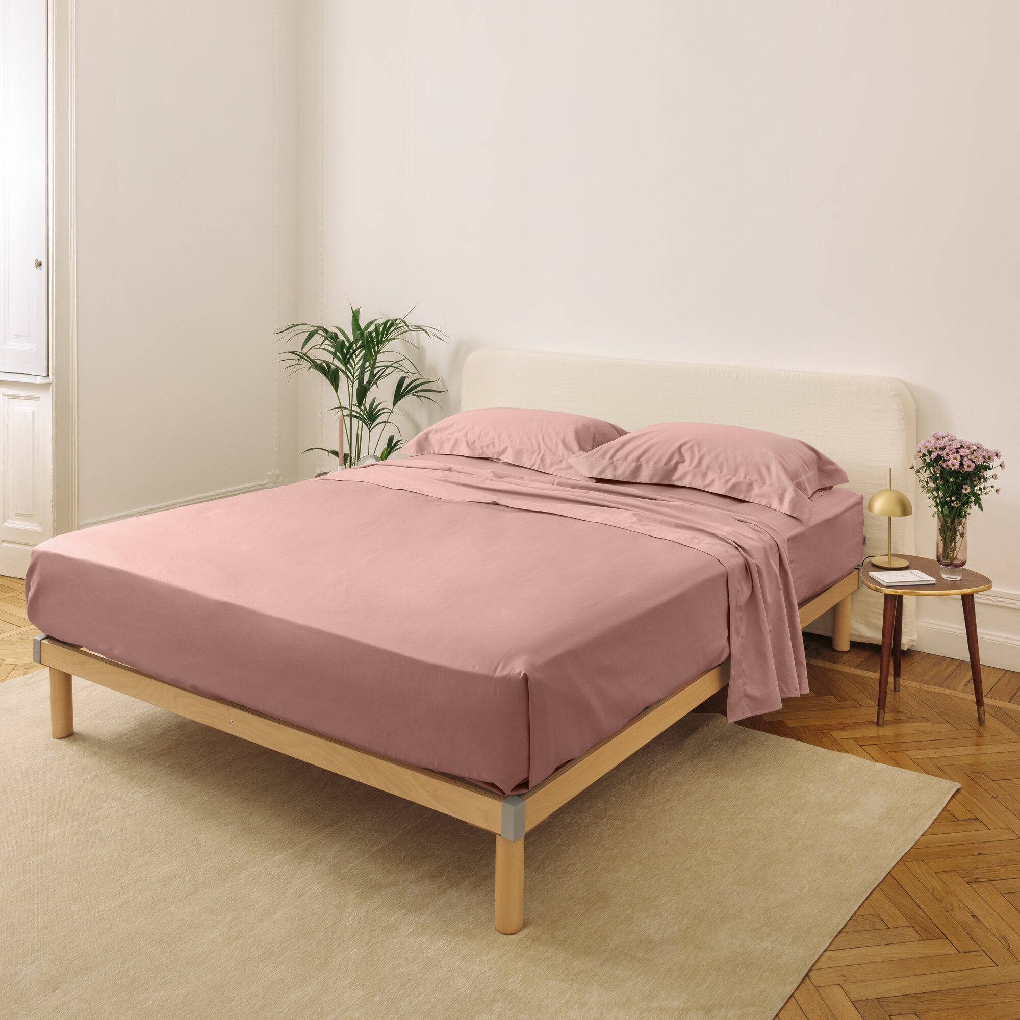 dalfilo-lenzuolo-sopra-in-raso-linea-classica-rosa-antico image 2