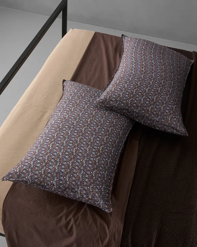 society-limonta-nap-mant-set-2-federe-in-ramie-con-motivo-geometrico image 1
