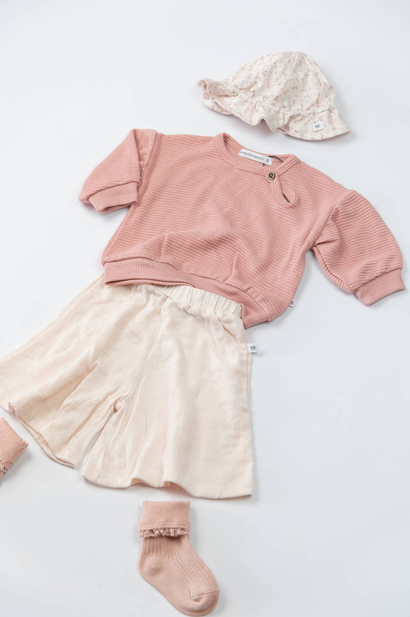 bamboom-maglia-nido-d-ape-bimba-rosa-scuro-087 image 4