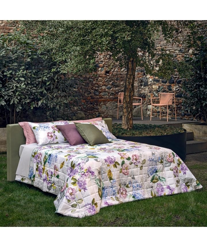 fazzini-set-lenzuola-4-pezzi-floreale-grigio-perla-full-lavabile image 1