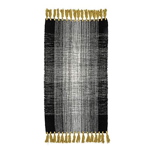 fazzini-sale-e-pepe-tappeto-in-cotone-tessuto-a-mano-60x110-cm-senape image 2