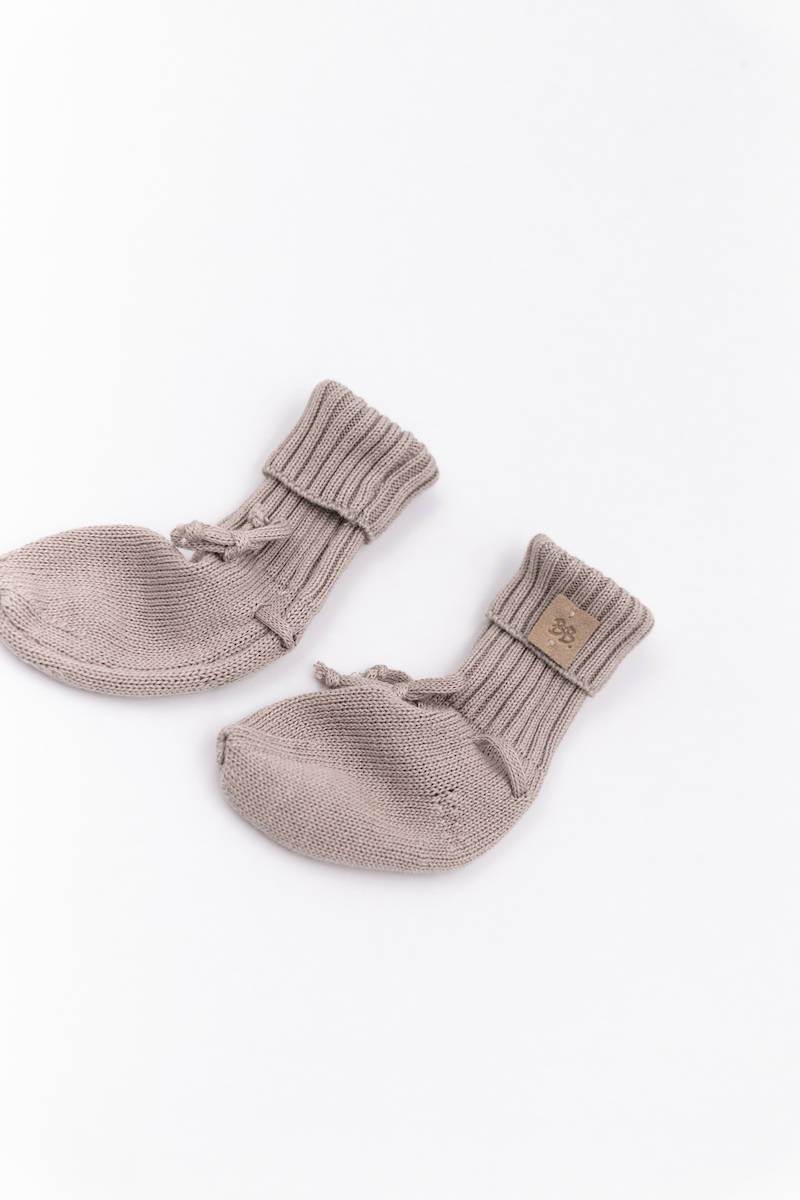 bamboom-babbucce-neonato-knitted-cammello-33 image 2