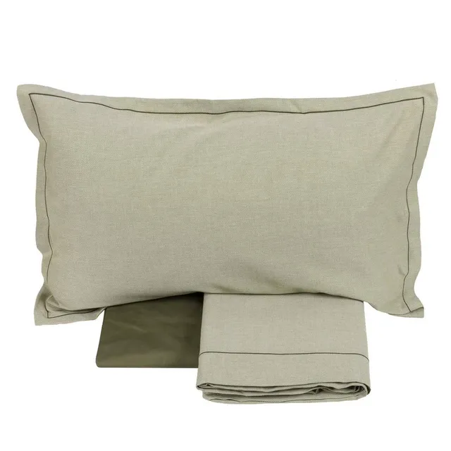 fazzini-stanford-completo-lenzuola-2-piazze-verde image 1