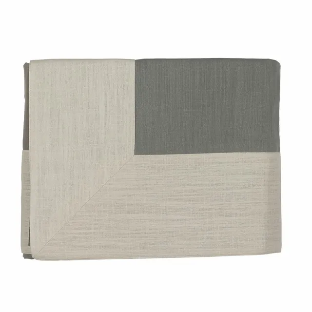 fazzini-cornici-tovaglia-180x180-cm-grigio-travertino image 1