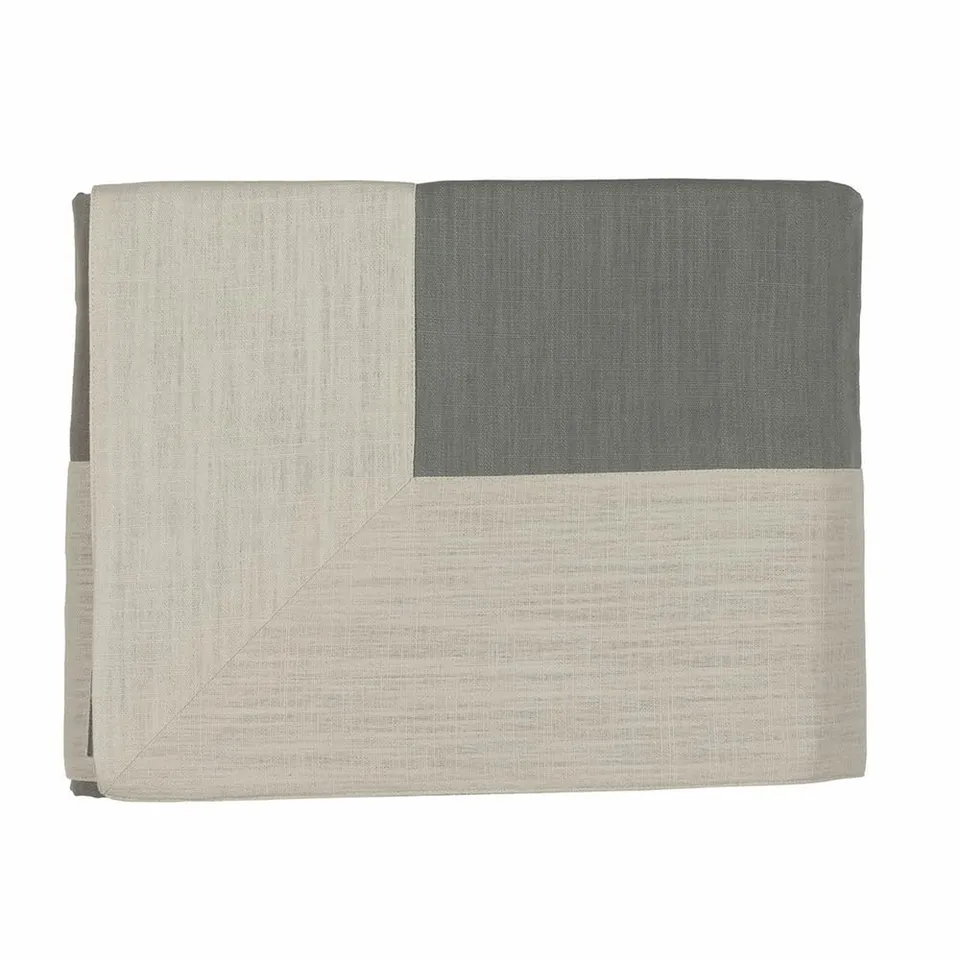 fazzini-cornici-tovaglia-180x180-cm-grigio-travertino image 1