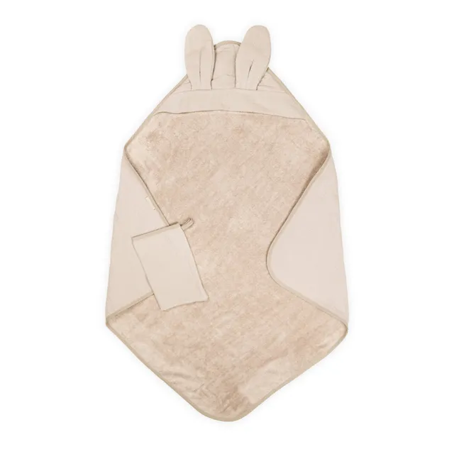 bamboom-bagno-duo-waffle-warm-white-345-accappatoio-guanto image 1