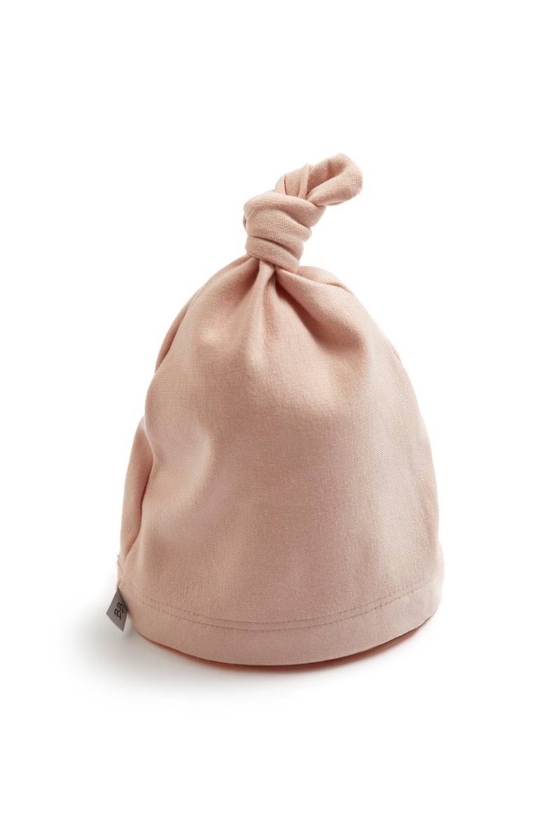 bamboom-cappellino-neonato-con-nodo-pure-rosa-04 image 3