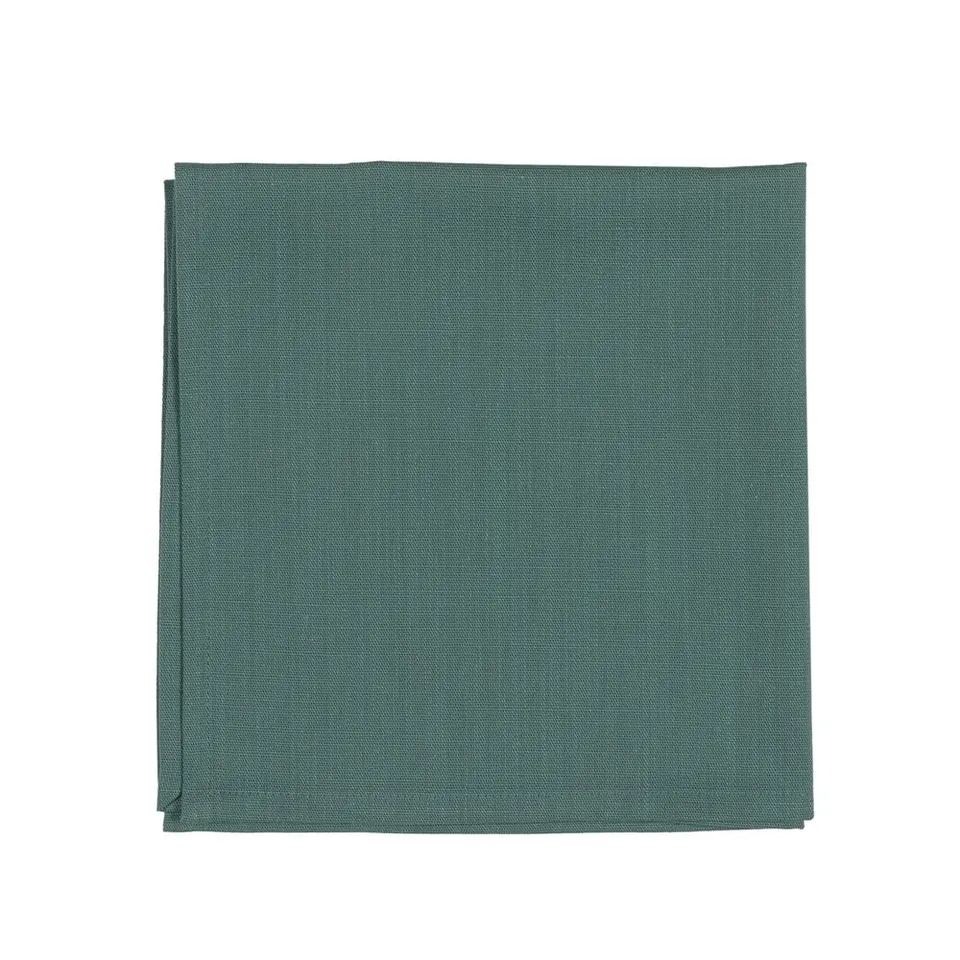 fazzini-sempre-set-4-tovaglioli-45x45-cm-teal-puro-cotone image 1