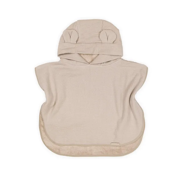 bamboom-poncho-waffle-mocha-sand-347-poncho-bagnetto-0-2y-2-4y image 1